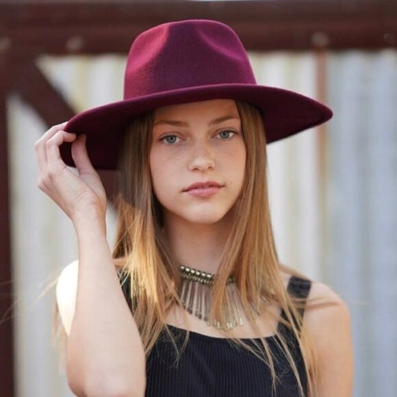 Olive & Pique kaia wool felt western rancher hat - Picture 7 of 7